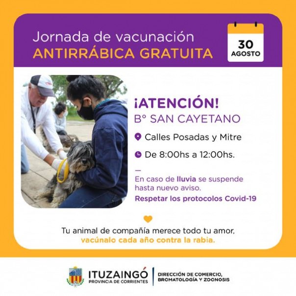 Vacunación gratuita
