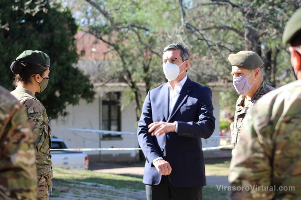 López Desimoni coordinó acciones con el Comandante Electoral del Ejército