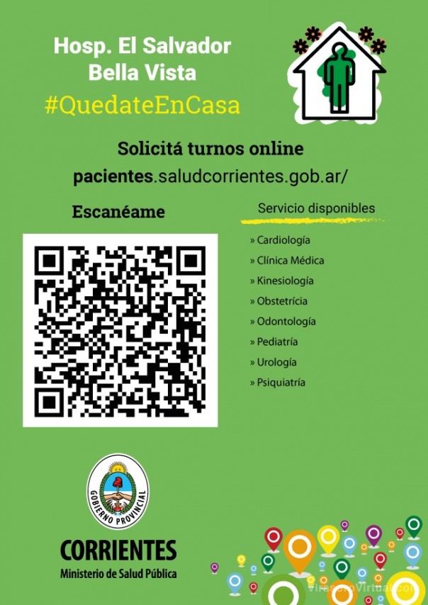 Salud implementa autogestión de turnos web en los hospitales de Goya y de Bella Vista
