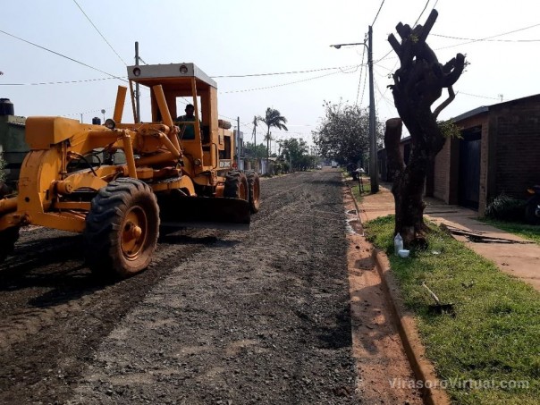 Continúan los trabajos en Barrio del Sur