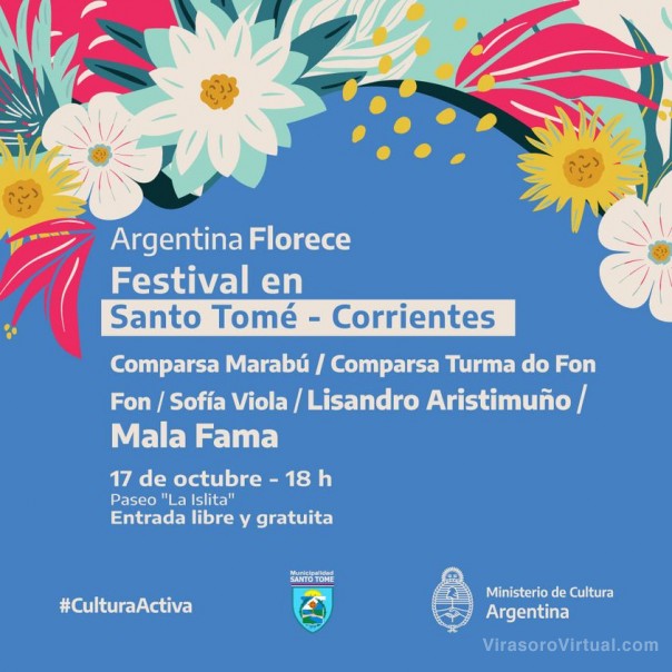 Argentina florece en Santo tome