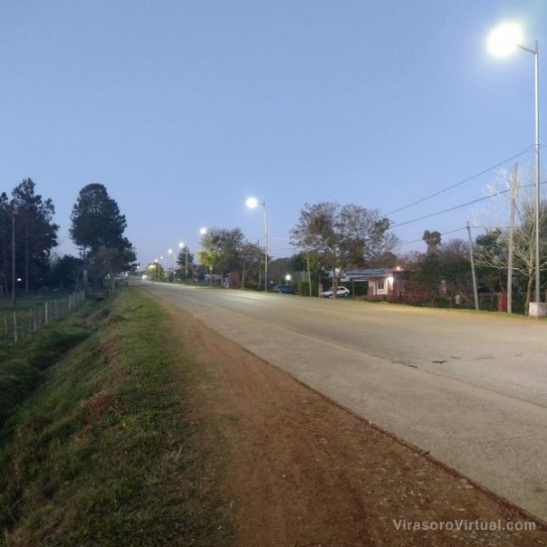 Nuevas luces LED en el ingreso a la ciudad