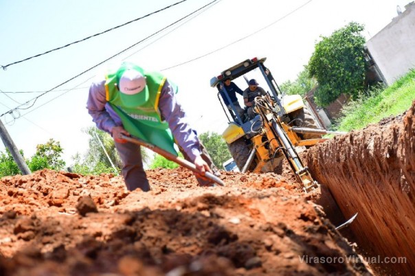 En el barrio Quintana se iniciaron obras de cloaca para más de 80 familias