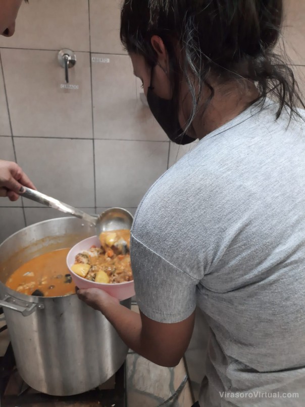 El Comedor CIDECO distribuyó viandas con “Chupín de pescado”