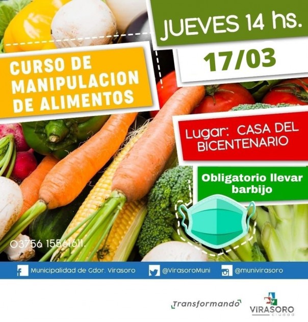 Curso de Manipulación de Alimentos