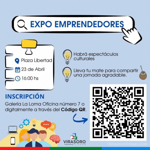 Se viene uno de los eventos más importante de negocios en Virasoro: "La Expo Emprendedores "