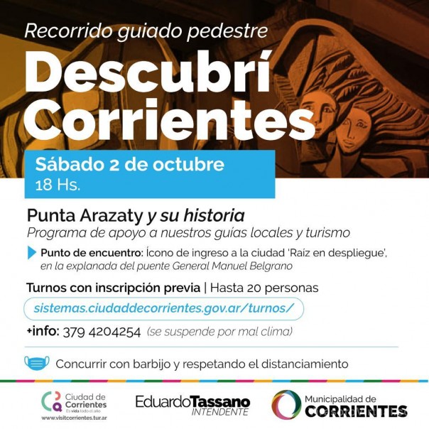 La Municipalidad realizará un nuevo recorrido pedestre por la punta Arazaty y su entorno