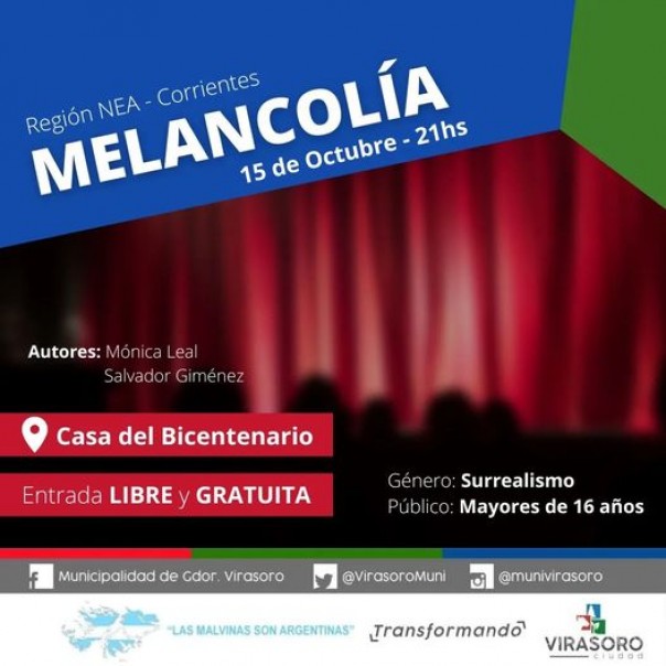 Obra Teatral "MELANCOLÍA"