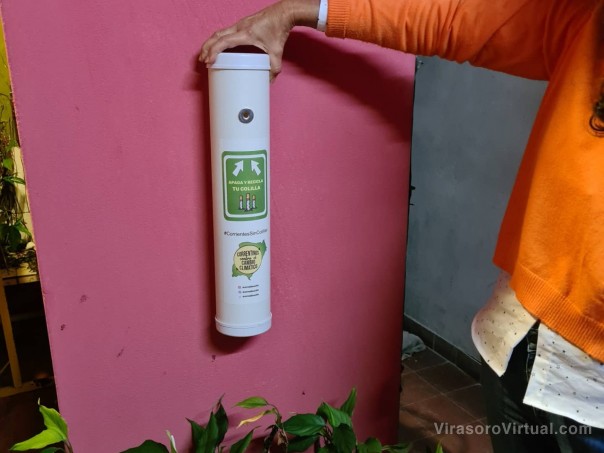 Instalaron colilleros en el Centro Cultural UNNE.
