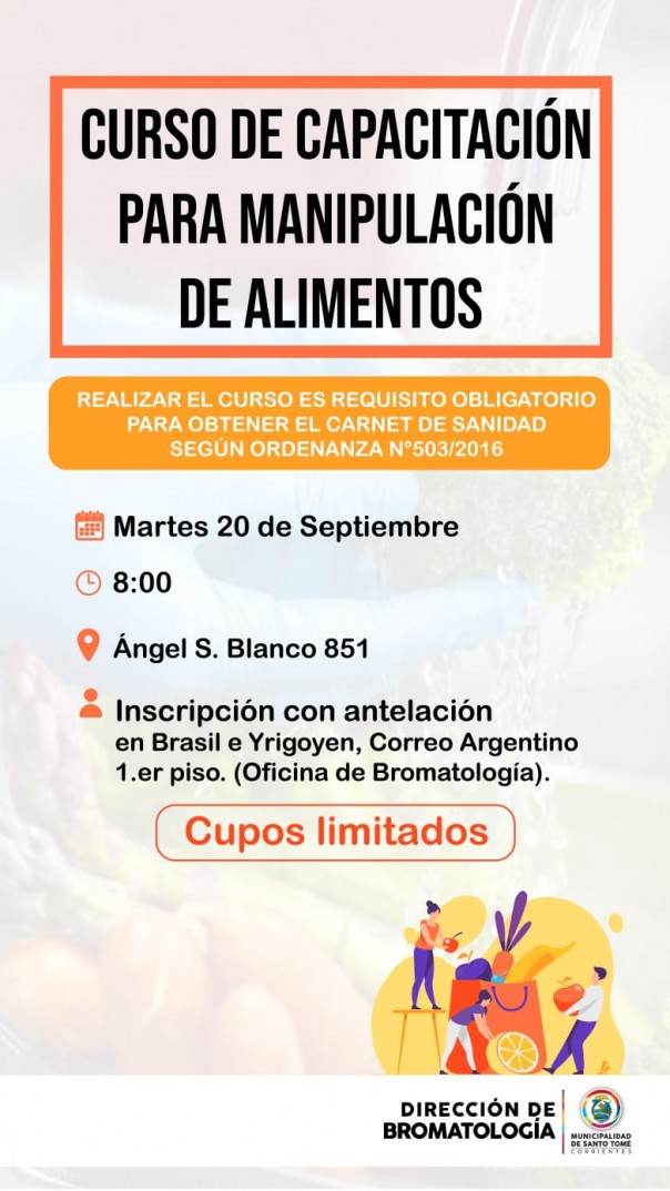 Curso Manipulación de Alimentos