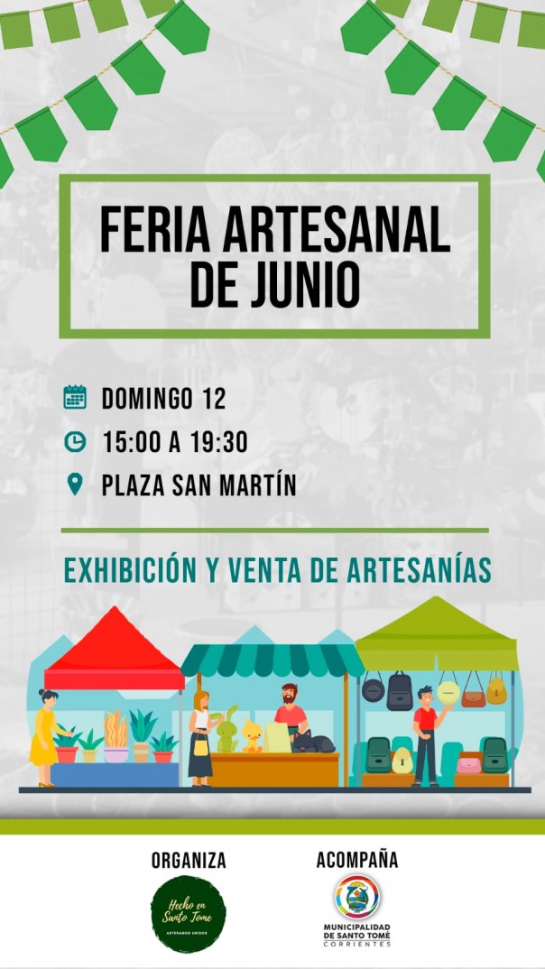 Feria artesanal Junio