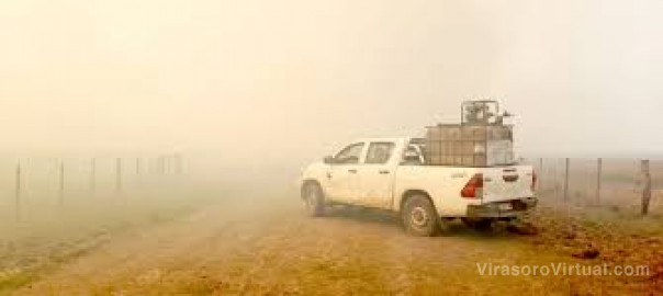 El humo de los incendios del interior de Corrientes comenzó a afectar el norte y centro de Santa Fe