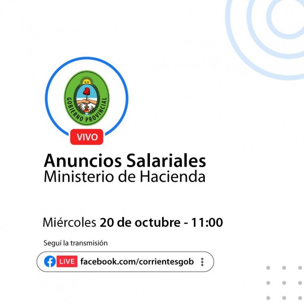 El Gobierno Provincial realiza anuncios salariales