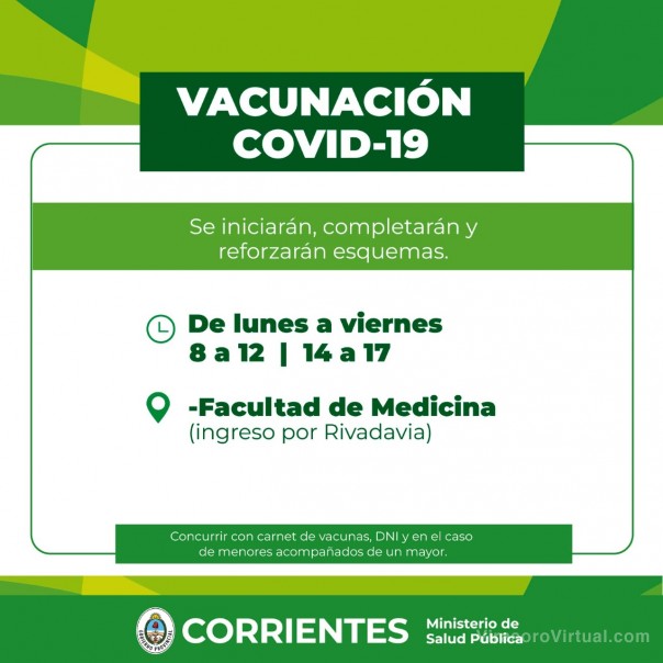 Salud comunica cronograma de las vacunas contra el Covid-19