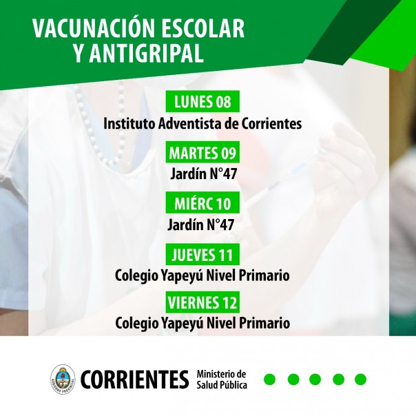 Salud Pública comunica cronograma de las vacunas contra el Covid-19 y la Antigripal
