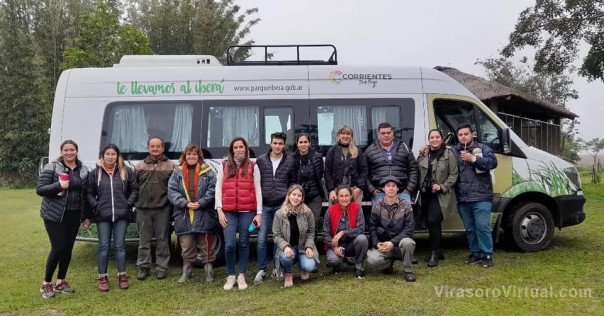 El equipo de Turismo de la Municipalidad de Ituzaingó, realizó una recorrida por el Portal Norte Cambyretá