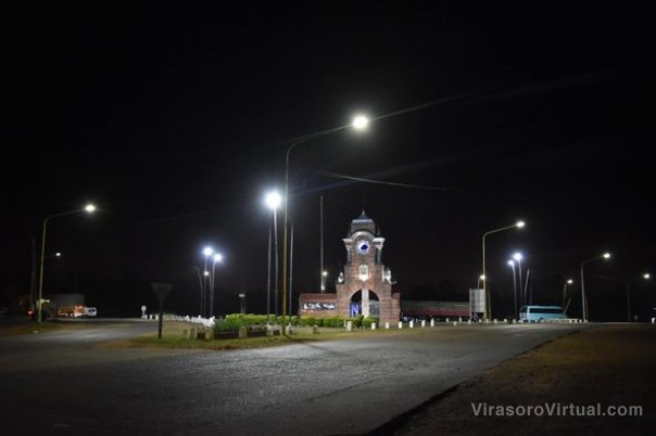 El acceso a Santo Tomé ¡más iluminado!