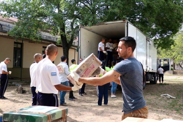 Continúan llegando las donaciones desde la Casa de Corrientes en Buenos Aires