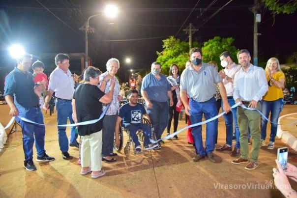 Invertimos en tecnología: nuevas luces led para los barrios y remodelación de plazoleta Ramona Galarza
