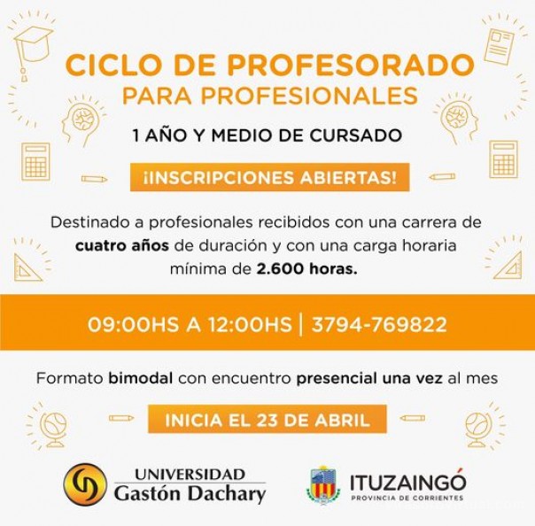Ciclo de Profesorado para Profesionales
