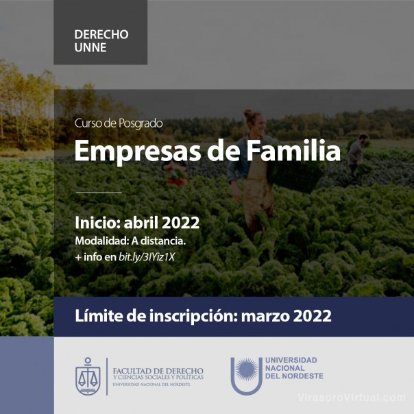 Derecho de la UNNE abrió la inscripción a Cursos de Posgrado con modalidad a distancia
