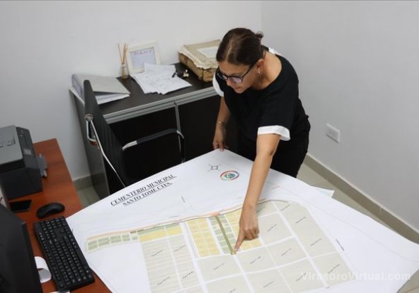 Desde la Dirección de Catastro Municipal se están actualizando y modernizando las instalaciones del Cementerio local