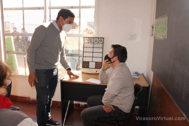 Operativo sanitario en el Barrio Quilmes