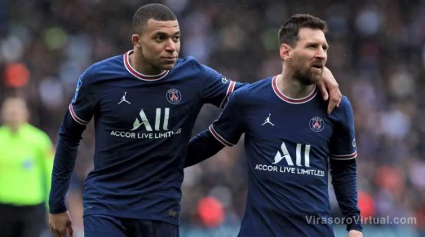 Messi y Mbappé volvieron a jugar juntos en la derrota del PSG por 1-0