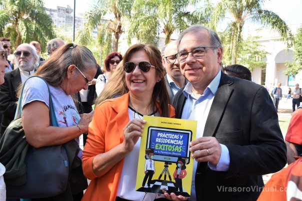 Tassano inauguró el Paseo de los Escritores, un reconocimiento a su trascendental aporte cultural
