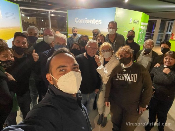 Juan Pablo Valdes y su equipo se reunieron con integrantes