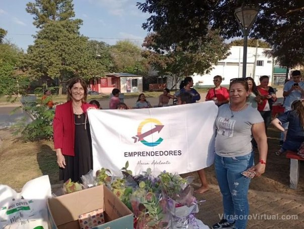 Con la participación de un grupo de emprendedoras del B° Islas Malvinas,