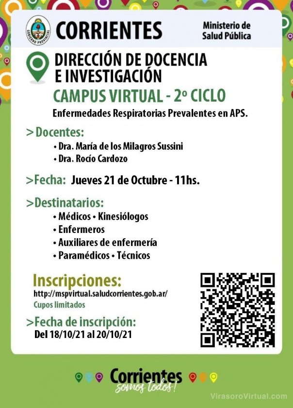 Salud implementa el Campus Virtual para realizar cursos de capacitación y actualización