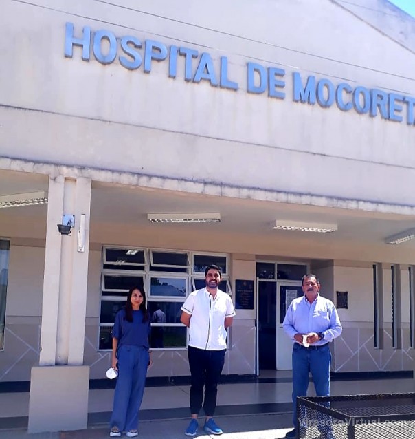 Salud entregó un grupo electrógeno al hospital de Mocoretá