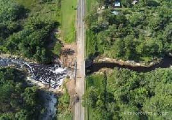 Socavamiento en Ruta 12: evaluarán la reapertura al final de la semana