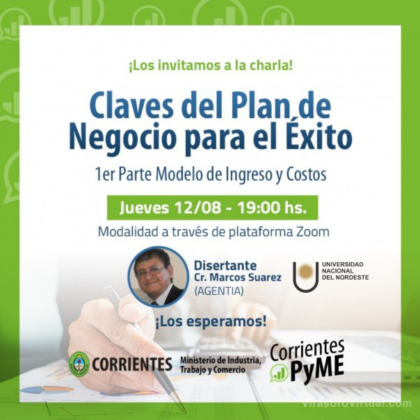 Expondrán las claves para alcanzar un emprendimiento exitoso