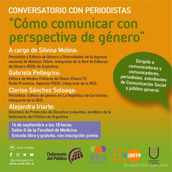 La UNNE abre un ciclo de formación para periodistas y estudiantes con destacada especialista de género
