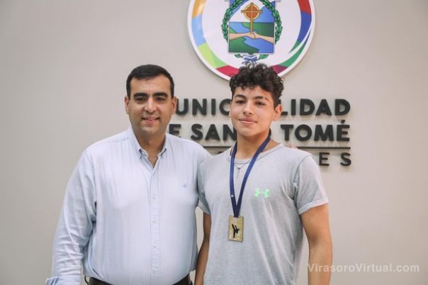 Sebastian Bustos continúa demostrando día a día su disciplina y esfuerzo en el deporte