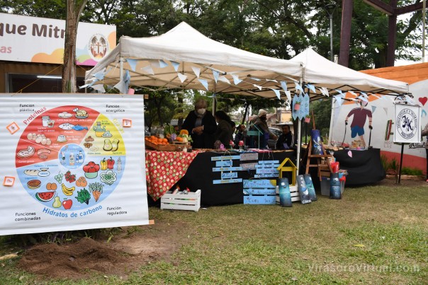 Más de 12 instituciones de discapacidad expusieron sus productos en el parque Mitre