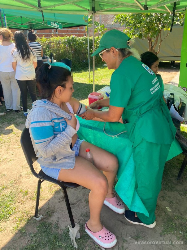 La Provincia realizó operativo de salud en el barrio La Olla