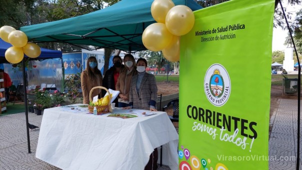 Con actividades en la plaza Cabral, Salud cerró la Semana Mundial de la Lactancia Materna