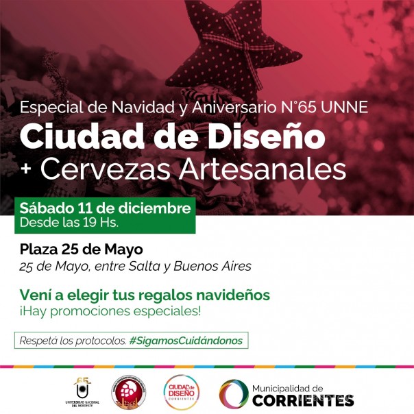 Ciudad de Diseño expondrá en la plaza 25 de Mayo