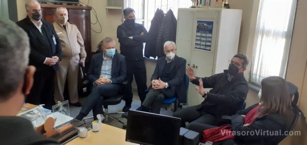 López Desimoni y Frederic coordinaron acciones de control en Tapebicuá