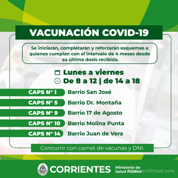 Salud comunica cronograma de las vacunas contra Covid-19 y Gripe