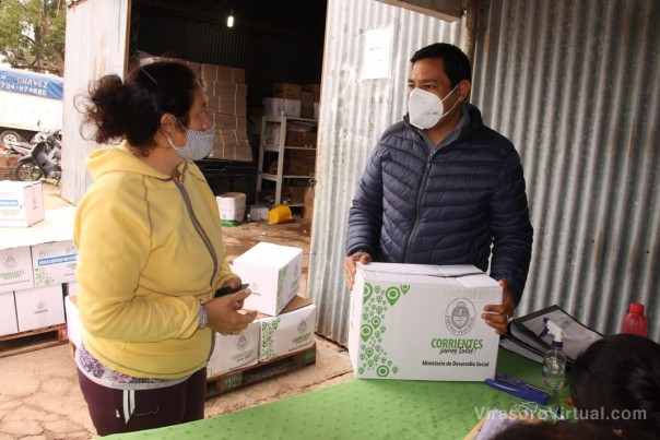 Desarrollo Social comenzó con la entrega de alimentos para celíacos en el barrio Apipé