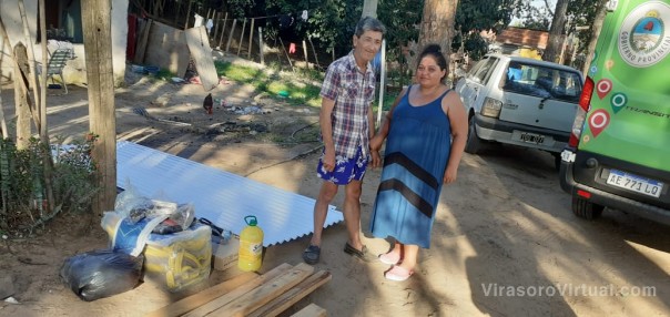 COPRODIS ayuda a familia por incendio