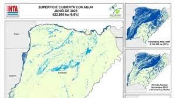 Se quemaron 30.000 hectáreas y el agua solo representa el 6,9% de la superficie provincial