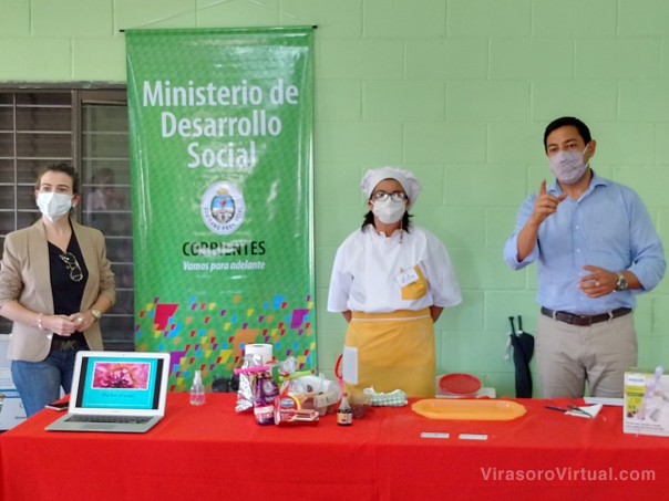 Las familias del B° Pirayui accedieron al Taller de Cocina sin Gluten