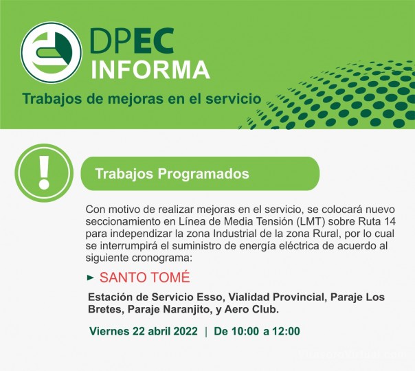 La Dpec informa