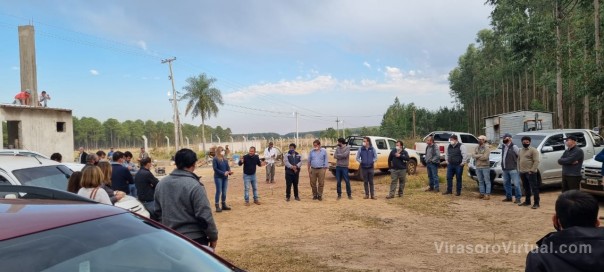 Industriales recorrieron las obras del futuro Puerto y Parque Industrial de Ituzaingó