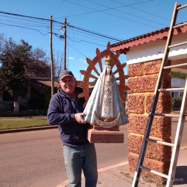 Restauracion de la imagen de la Virgen de Lujan